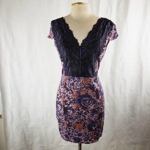 FREE PEOPLE Intimately Floral & Lace Dress Medium
